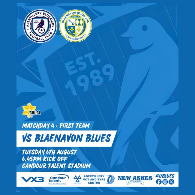 Image: Abertillery Bluebirds Match Day 4, 2024-25