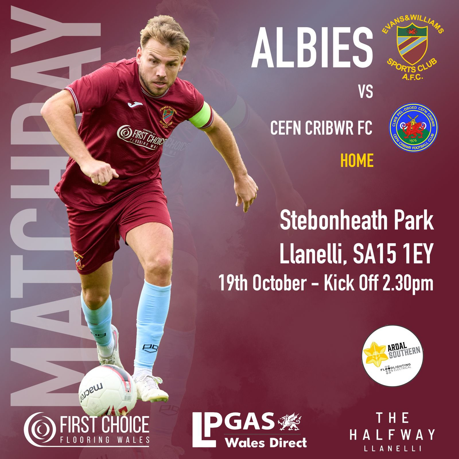 Image: Evans & Williamsv Cefn Cribwr 19 October 2024