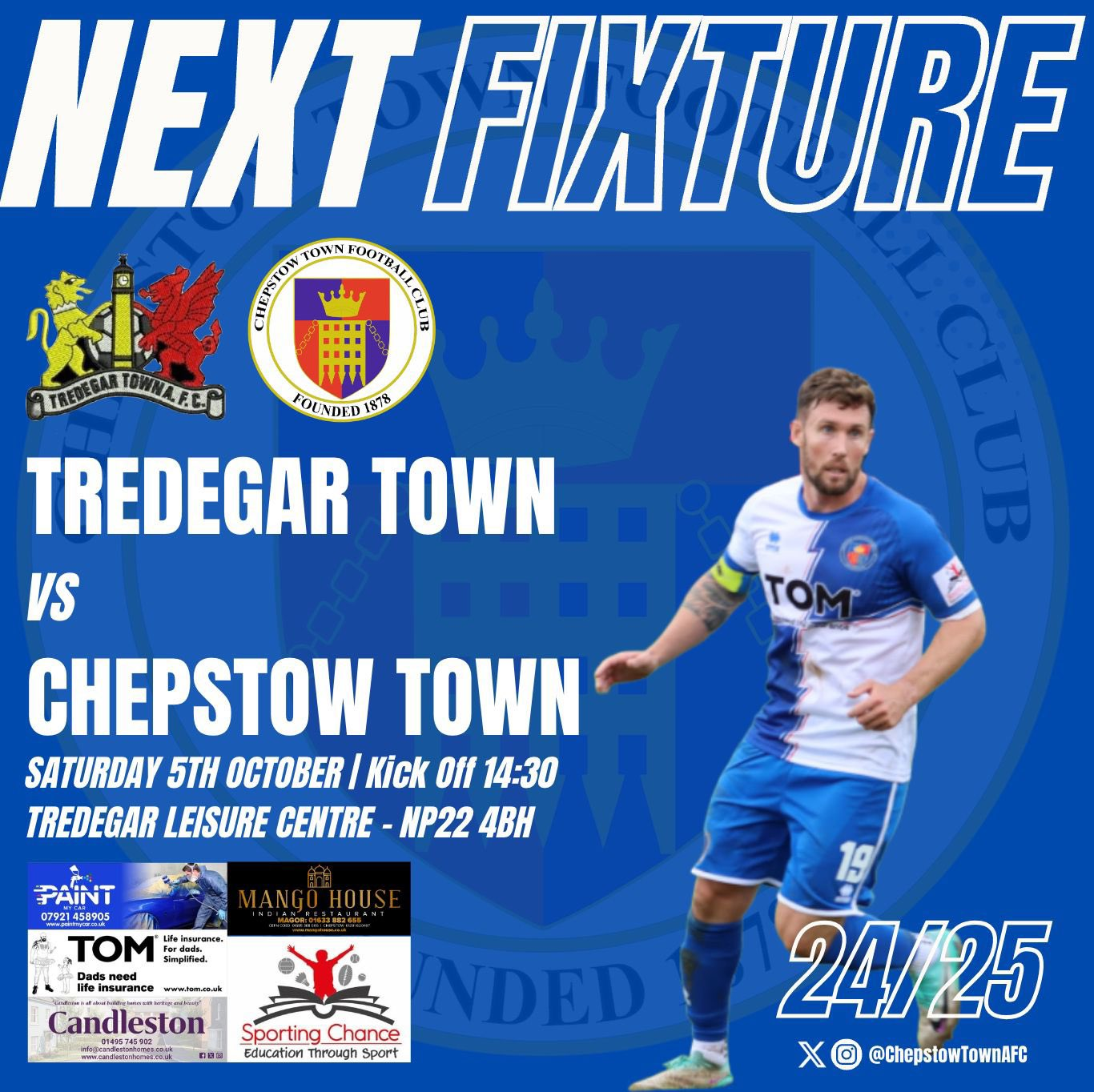 Image: Tredegar Town v Chepstow Town, 05/10/24