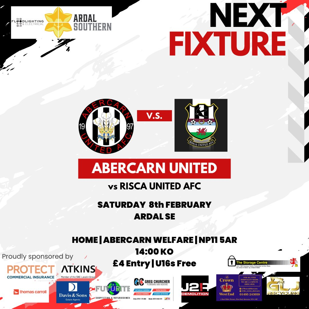Image: Abercarn United v Risca United 08-02-2025