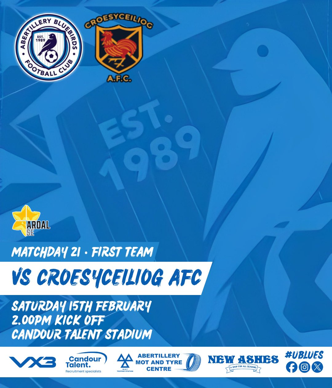 Image: Abertillery Bluebirds v Croesyceiliog 15-02-2025