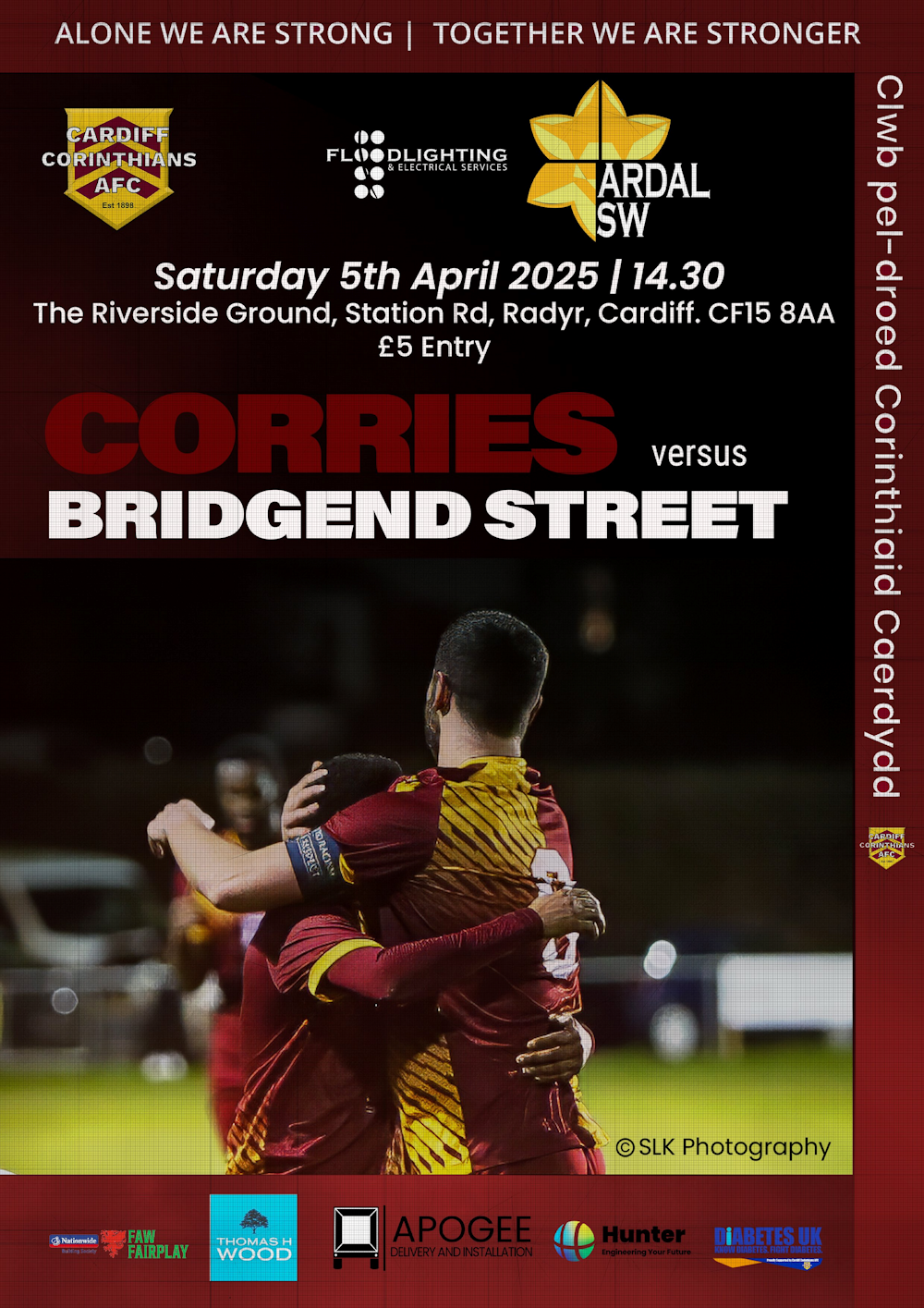 Image: Cardiff Corries v Bridgend street 05-04-2025